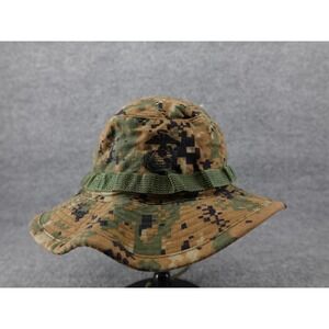Sekri Industries USMC MARPAT Woodland Digital Camo Boonie Hat Large EGA Logo